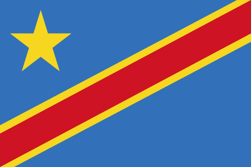 flag of DR Congo